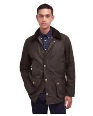 Giacca Uomo verde oliva cerato MWX0339 ASHBY|BARBOUR