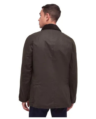 Giacca Uomo verde oliva cerato MWX0339 ASHBY|BARBOUR Giacca Uomo verde oliva cerato MWX0339 ASHBY|BARBOUR