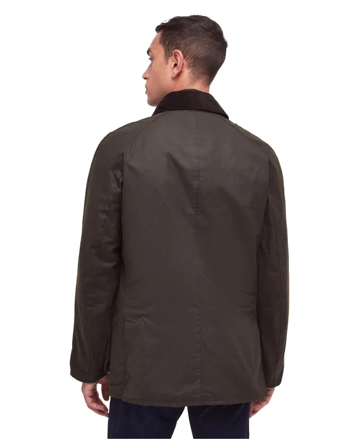 Giacca Uomo verde oliva cerato MWX0339 ASHBY|BARBOUR