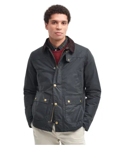Giacca Uomo blu cerato MWX1106 REELIN|BARBOUR Giacca Uomo blu cerato MWX1106 REELIN|BARBOUR