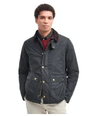 Giacca Uomo blu cerato MWX1106 REELIN|BARBOUR