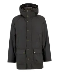 Parka Uomo lungo verde oliva cerato MWX2494 BEDALE|BARBOUR