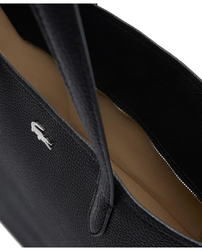 Borsa Donna nera stile shopping NF4823|LACOSTE