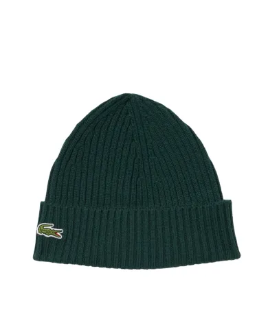 LACOSTE Berretto Uomo RB0001 AI 25/26 lana con logo applicato sul risvolto YZP VERDE SINOPLE LACOSTE Berretto Uomo RB0001 AI 25/26 lana con logo applicato sul risvolto YZP VERDE SINOPLE