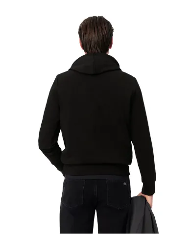 LACOSTE Felpa Uomo SH9623 AI 25/26 cotone regular con cappuccio 031 NERO LACOSTE Felpa Uomo SH9623 AI 25/26 cotone regular con cappuccio 031 NERO