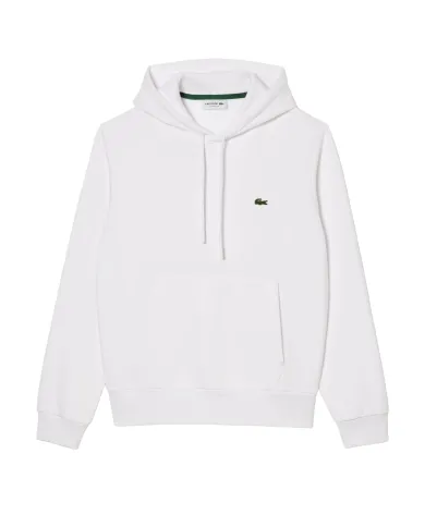 LACOSTE Felpa Uomo SH9623 AI 25/26 cotone regular con cappuccio XFJ BIANCO LACOSTE Felpa Uomo SH9623 AI 25/26 cotone regular con cappuccio XFJ BIANCO