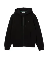 LACOSTE Felpa Uomo SH9626 AI 25/26 cotone regular con cappuccio 031 NERO