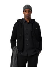 LACOSTE Felpa Uomo SH9626 AI 25/26 cotone regular con cappuccio 031 NERO