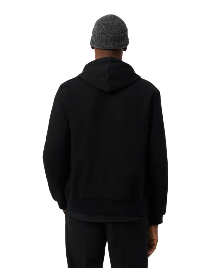 LACOSTE Felpa Uomo SH9626 AI 25/26 cotone regular con cappuccio 031 NERO