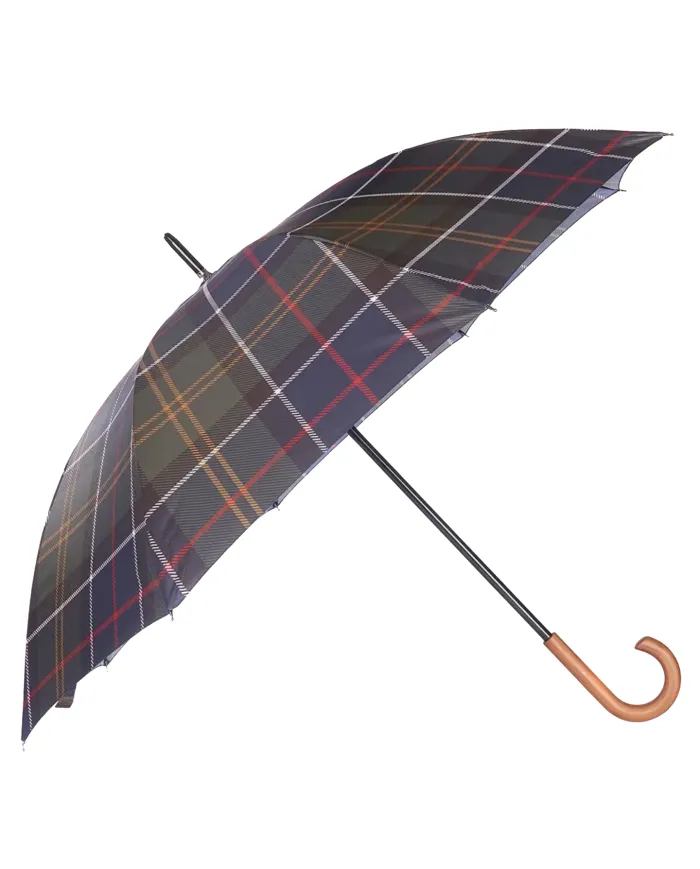 BARBOUR Ombrello Uomo UAC0202 TARTAN WALKER AI 25/26 lungo con motivo tartan stampato TN11 CLASSIC BARBOUR Ombrello Uomo UAC0202 TARTAN WALKER AI 25/26 lungo con motivo tartan stampato TN11 CLASSIC