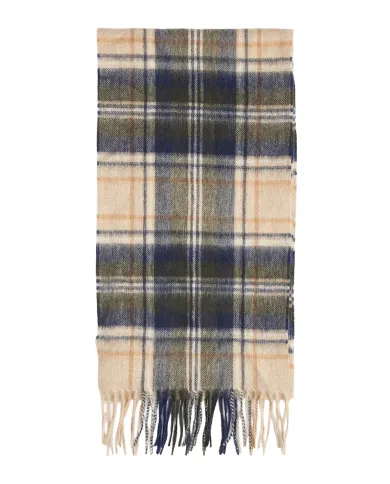 BARBOUR Sciarpa Uomo USC0137 NEW CHECK AI 25/26 lana con motivo tartan BE51 sand beige plaid BARBOUR Sciarpa Uomo USC0137 NEW CHECK AI 25/26 lana con motivo tartan BE51 sand beige plaid