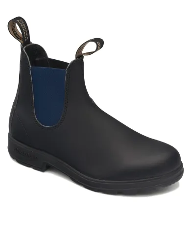 BLUNDSTONE Stivaletto Uomo 1917 CHELSEA BOOTS AI 25/26 pelle lavorazione spalmata waterproof 01 Black e Navy BLUNDSTONE Stivaletto Uomo 1917 CHELSEA BOOTS AI 25/26 pelle lavorazione spalmata waterproof 01 Black e Navy