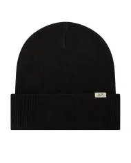 SUN68 Berretto Uomo C45101 CAP BASIC AI 25/26 lana con nastro logato 11 NERO