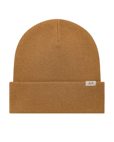 SUN68 Berretto Uomo C45101 CAP BASIC AI 25/26 lana con nastro logato 17 DESERTO SUN68 Berretto Uomo C45101 CAP BASIC AI 25/26 lana con nastro logato 17 DESERTO