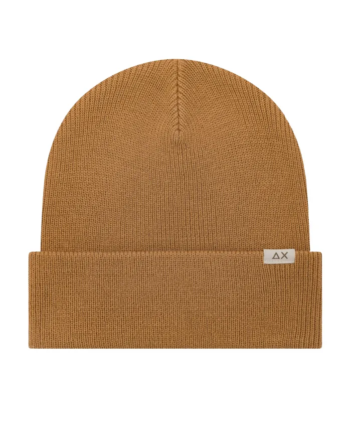 SUN68 Berretto Uomo C45101 CAP BASIC AI 25/26 lana con nastro logato 17 DESERTO SUN68 Berretto Uomo C45101 CAP BASIC AI 25/26 lana con nastro logato 17 DESERTO