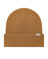 SUN68 Berretto Uomo C45101 CAP BASIC AI 25/26 lana con nastro logato 17 DESERTO