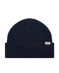 SUN68 Berretto Uomo C45109 BEANIE CAP AI 25/26 lana con nastro logato 07 NAVY BLUE