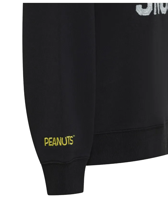 SUN68 Felpa Donna F45221 HOODIE PEANTUS AI 25/26 cotone con cappuccio 11 NERO SUN68 Felpa Donna F45221 HOODIE PEANTUS AI 25/26 cotone con cappuccio 11 NERO