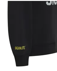 SUN68 Felpa Donna F45221 HOODIE PEANTUS AI 25/26 cotone con cappuccio 11 NERO