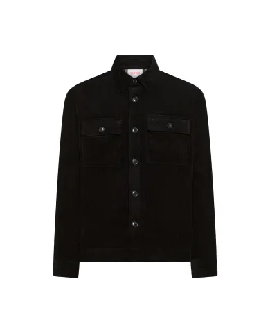 SUN68 Overshirt Uomo S45111 OVERSHIRT CORDUROY AI 25/26 cotone lavorato a costine 11 NERO SUN68 Overshirt Uomo S45111 OVERSHIRT CORDUROY AI 25/26 cotone lavorato a costine 11 NERO