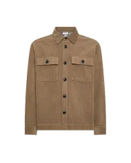 SUN68 Overshirt Uomo S45111 OVERSHIRT CORDUROY AI 25/26 cotone lavorato a costine 16 BEIGE