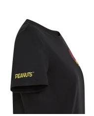 SUN68 T-shirt Donna T45220 T-SHIRT PEANTUS AI 25/26 cotone con patch peantus applicata 11 NERO