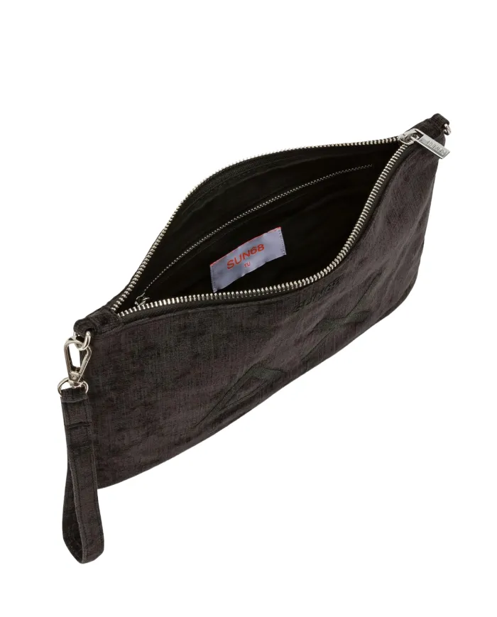 SUN68 Pochette Donna X45201 AI 25/26 classico logato avanti 11 NERO