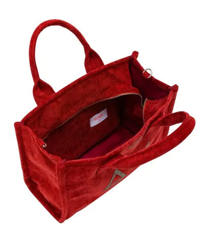 SUN68 Borsa Donna X45203 CALI AI 25/26 stile shopping con patch logata 10 ROSSO SUN68 Borsa Donna X45203 CALI AI 25/26 stile shopping con patch logata 10 ROSSO