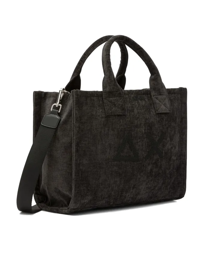 SUN68 Borsa Donna X45203 CALI AI 25/26 stile shopping con patch logata 11 NERO SUN68 Borsa Donna X45203 CALI AI 25/26 stile shopping con patch logata 11 NERO