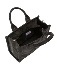 SUN68 Borsa Donna X45203 CALI AI 25/26 stile shopping con patch logata 11 NERO