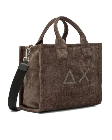 SUN68 Borsa Donna X45203 CALI AI 25/26 stile shopping con patch logata 52 FANGO SUN68 Borsa Donna X45203 CALI AI 25/26 stile shopping con patch logata 52 FANGO