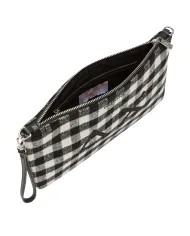 SUN68 Pochette Donna X45212 AI 25/26 lana con motivo a quadri 11 NERO