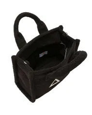 SUN68 Borsa Donna X45224 CALI AI 25/26 stile shopping con motivo teddy 11 NERO