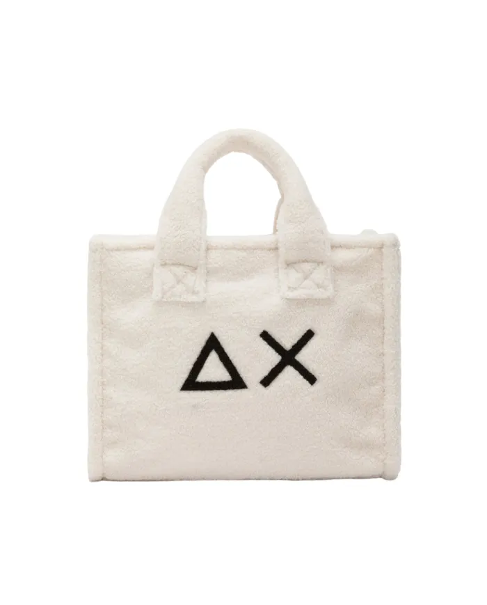 SUN68 Borsa Donna X45224 CALI AI 25/26 stile shopping con motivo teddy 31 BIANCO PANNA SUN68 Borsa Donna X45224 CALI AI 25/26 stile shopping con motivo teddy 31 BIANCO PANNA
