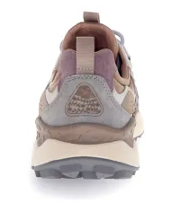 FLOWER MOUNTAIN Sneakers Uomo 2017816 01 YAMANO3 AI 25/26 pelle con dettagli in tessuto 1B31 grey/mud/off white