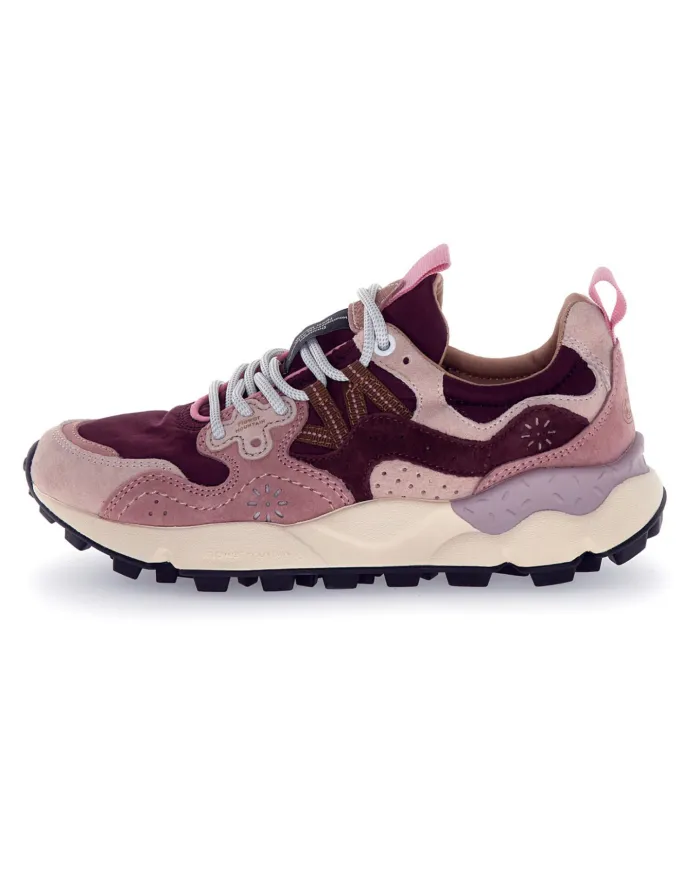 FLOWER MOUNTAIN Sneakers Donna 2017817-01 YAMANO3 AI 25/26 pelle stile trekking 2M15 L.rose/pink/brown FLOWER MOUNTAIN Sneakers Donna 2017817-01 YAMANO3 AI 25/26 pelle stile trekking 2M15 L.rose/pink/brown