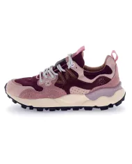 FLOWER MOUNTAIN Sneakers Donna 2017817-01 YAMANO3 AI 25/26 pelle stile trekking 2M15 L.rose/pink/brown