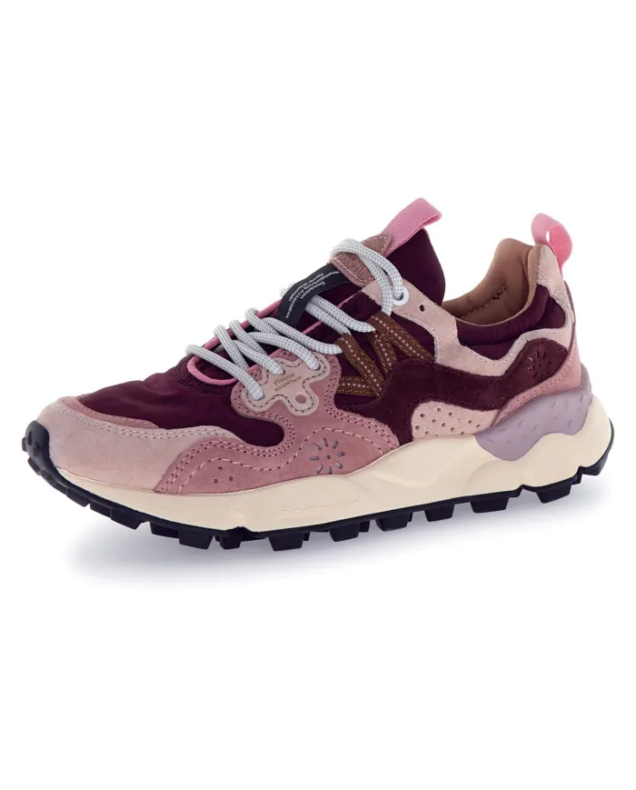 FLOWER MOUNTAIN Sneakers Donna 2017817-01 YAMANO3 AI 25/26 pelle stile trekking 2M15 L.rose/pink/brown FLOWER MOUNTAIN Sneakers Donna 2017817-01 YAMANO3 AI 25/26 pelle stile trekking 2M15 L.rose/pink/brown