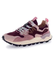 FLOWER MOUNTAIN Sneakers Donna 2017817-01 YAMANO3 AI 25/26 pelle stile trekking 2M15 L.rose/pink/brown