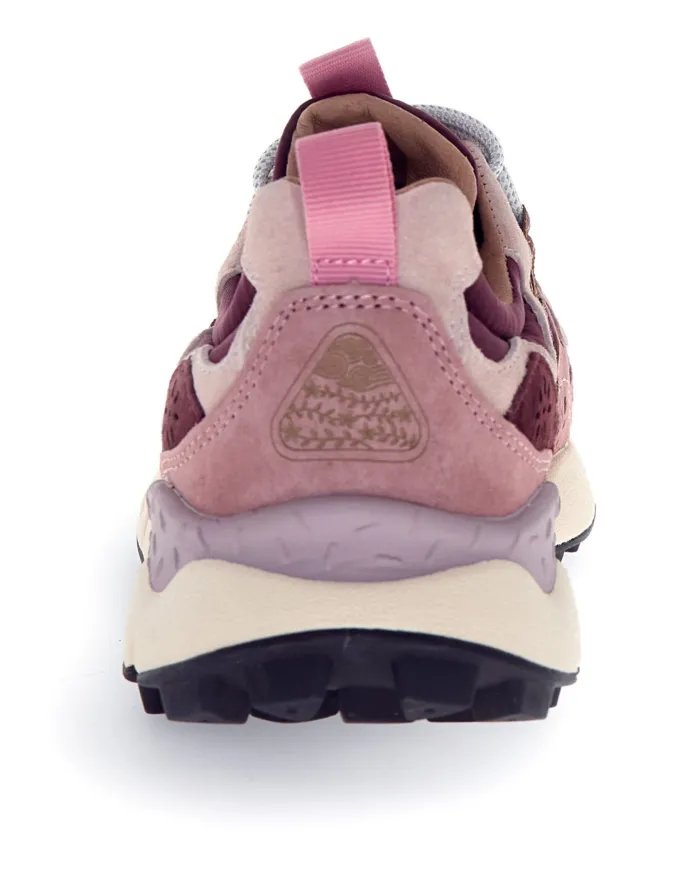 FLOWER MOUNTAIN Sneakers Donna 2017817-01 YAMANO3 AI 25/26 pelle stile trekking 2M15 L.rose/pink/brown