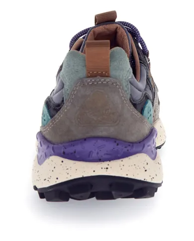 FLOWER MOUNTAIN Sneakers Donna 2017818 30 YAMANO3 AI 25/26 pelle con dettaglio animalier applicata 1B74 d.grey/antra/bottle FLOWER MOUNTAIN Sneakers Donna 2017818 30 YAMANO3 AI 25/26 pelle con dettaglio animalier applicata 1B74 d.grey/antra/bottle