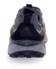 FLOWER MOUNTAIN Sneakers Uomo 2017818 YAMANO3 UNI AI 25/26 pelle con dettaglio scamosciato 1B05 antra.dark gr.black