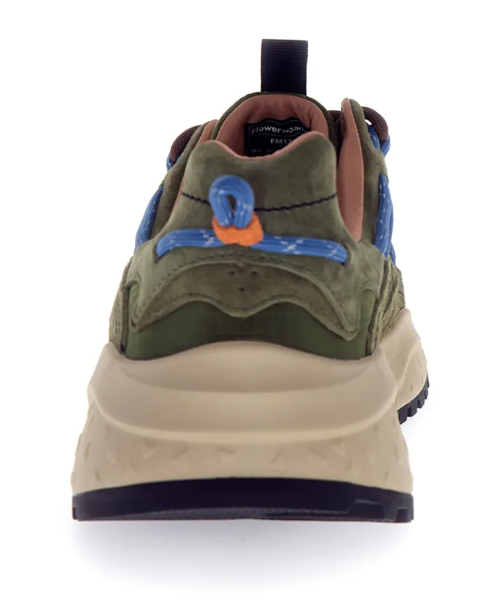 FLOWER MOUNTAIN Sneakers Uomo 2019511 03 YAMABUSHI AI 25/26 nylon con motivo di corde 0B03 Grey