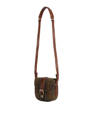 BARBOUR Borsa Donna LBA0504 ELM AI 25/26 cotone con tracolla in pelle TN11 classic tartan