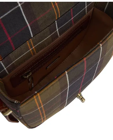 BARBOUR Borsa Donna LBA0504 ELM AI 25/26 cotone con tracolla in pelle TN11 classic tartan BARBOUR Borsa Donna LBA0504 ELM AI 25/26 cotone con tracolla in pelle TN11 classic tartan