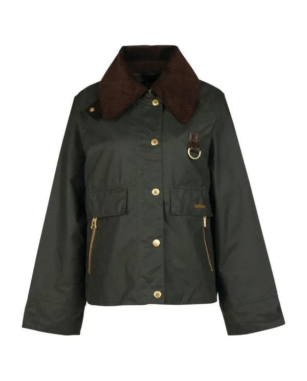 BARBOUR Giacca Donna LWX1333 CATTON AI 25/26 cotone classico con gancetto SG51 sage/ancient BARBOUR Giacca Donna LWX1333 CATTON AI 25/26 cotone classico con gancetto SG51 sage/ancient