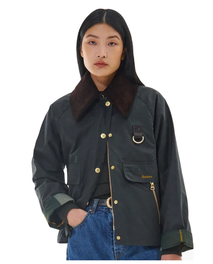 BARBOUR Giacca Donna LWX1333 CATTON AI 25/26 cotone classico con gancetto SG51 sage/ancient BARBOUR Giacca Donna LWX1333 CATTON AI 25/26 cotone classico con gancetto SG51 sage/ancient