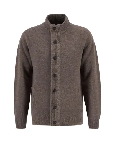 BARBOUR Giubbino Uomo MKN0731 essential patch z AI 25/26 lana con patch applicate ST52 dark stone BARBOUR Giubbino Uomo MKN0731 essential patch z AI 25/26 lana con patch applicate ST52 dark stone