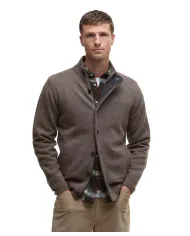 BARBOUR Giubbino Uomo MKN0731 essential patch z AI 25/26 lana con patch applicate ST52 dark stone