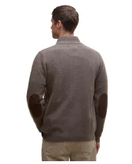 BARBOUR Giubbino Uomo MKN0731 essential patch z AI 25/26 lana con patch applicate ST52 dark stone